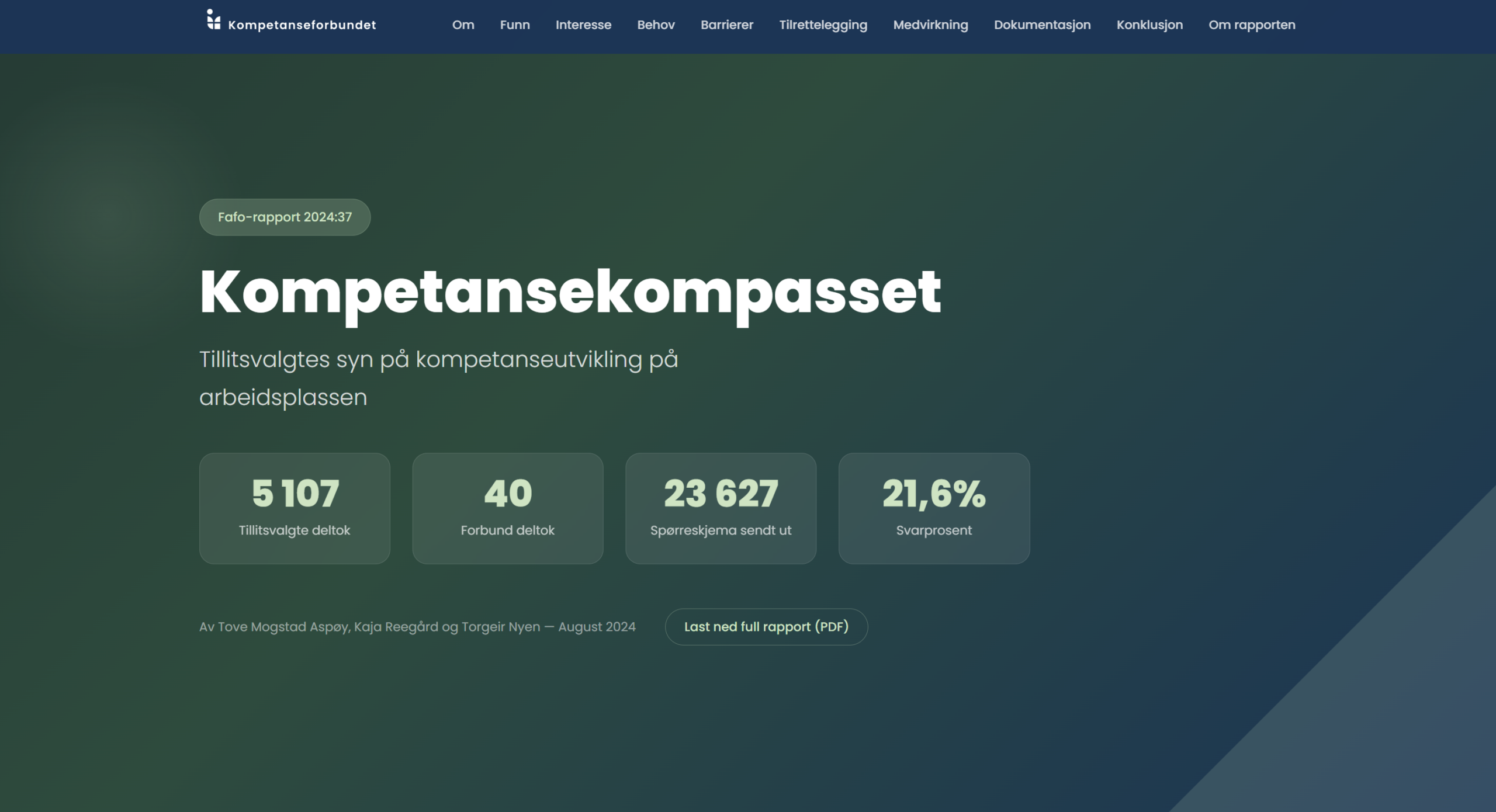 Kompetansekompasset er lansert som nettside og app